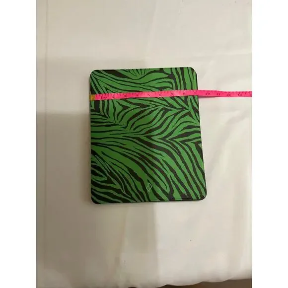 Burga Green Zebra Print Tablet 12.9 Inch/iPad Case – Stylish Protective Cover - Picture 3 of 9